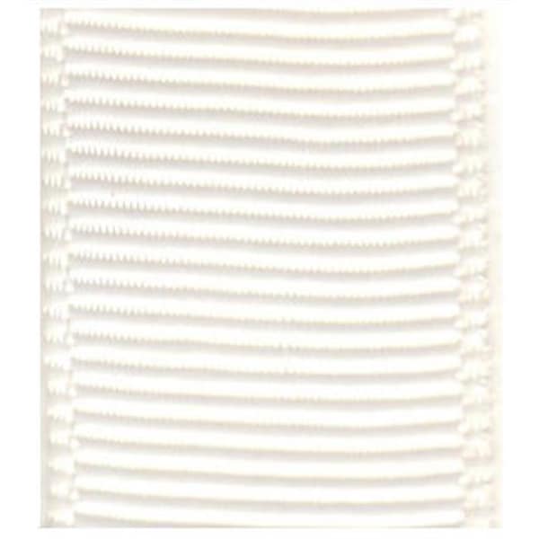 Papilion Papilion R074200160028100Y .63 in. Grosgrain Ribbon 100 Yards - Antique White R074200160028100Y - main